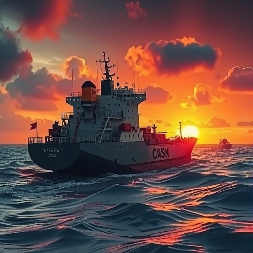 一艘货船在霍尔木兹海峡遭袭