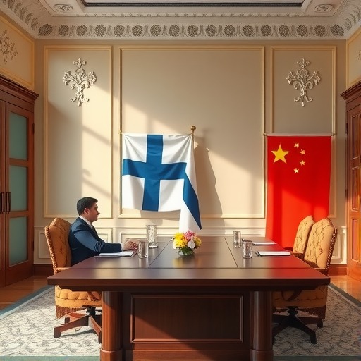 李强同芬兰总理奥尔波会谈