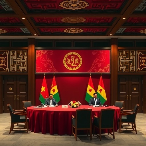 赵乐际同塞内加尔国民议会议长恩迪亚耶会谈