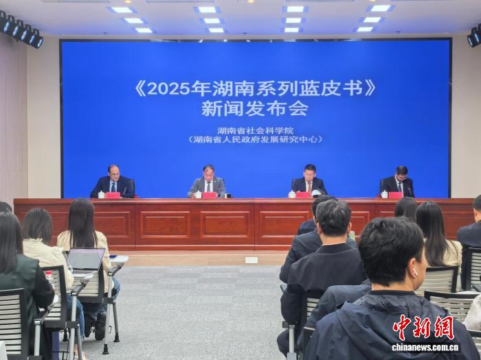 《2025年湖南系列蓝皮书》发