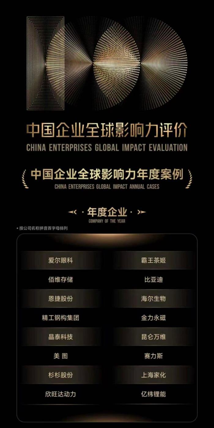 “2026中国企业全球影响力年度案例”公布，爱尔眼科荣获“年