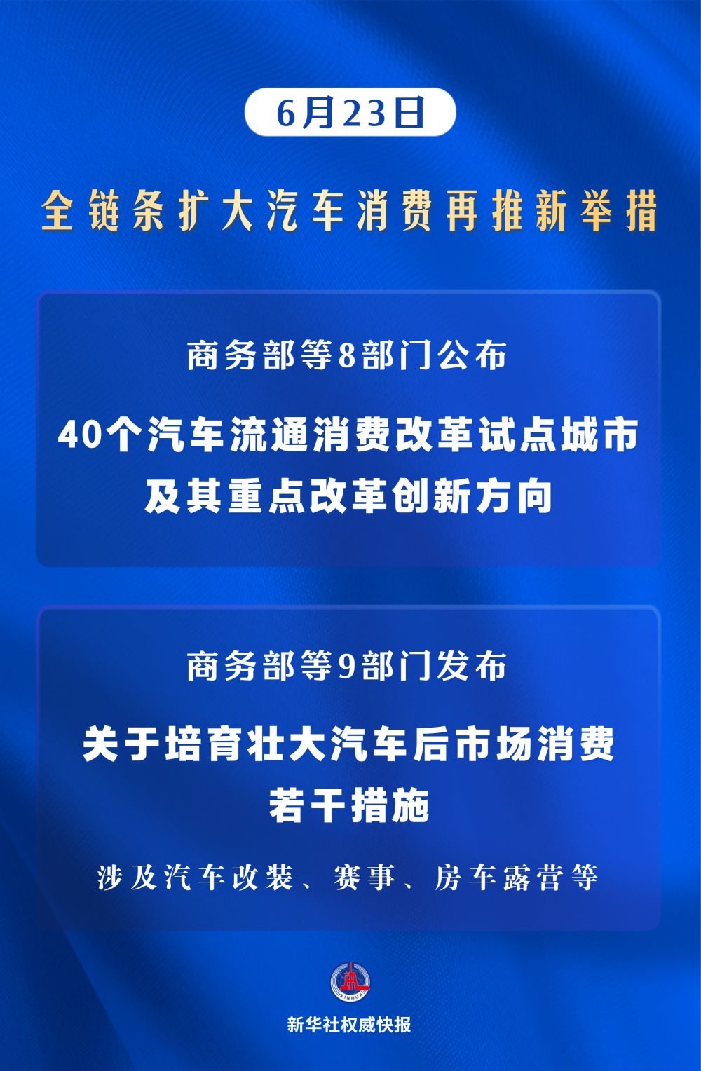 全链条扩大汽车消费再推新举措