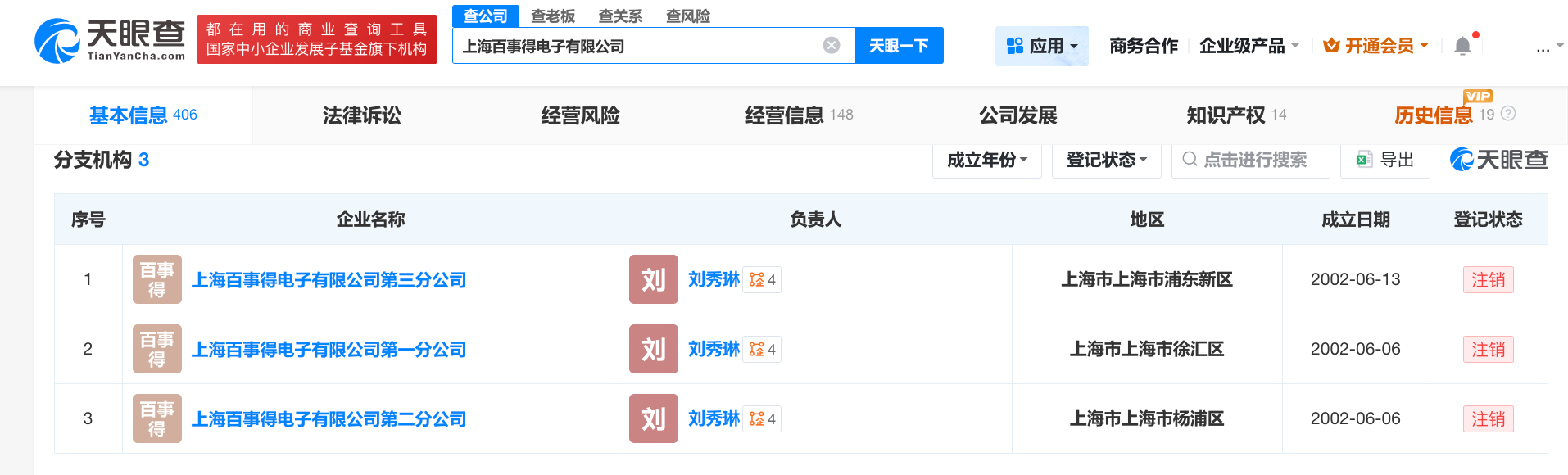 罗技抖音授权运营方已成立25年 旗下分公司均已注销