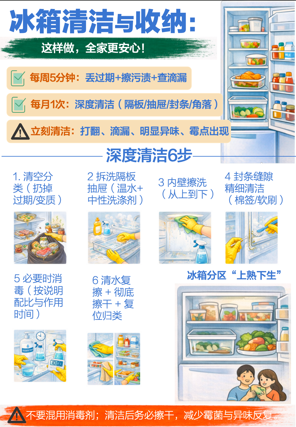 这个关乎全家人健康的地方，竟往往是卫生打扫的死角！