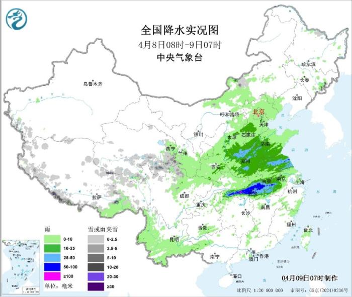 雷雨夜袭湖北等地 未来三天江淮江南等地雨势较强