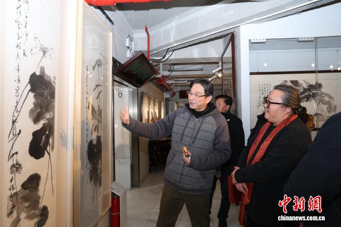 致敬大风堂艺术精神 尹枫拟古山水人物花鸟作品展在沪开幕