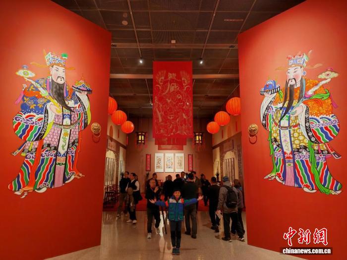 150余幅绵竹年画亮相中国非遗馆