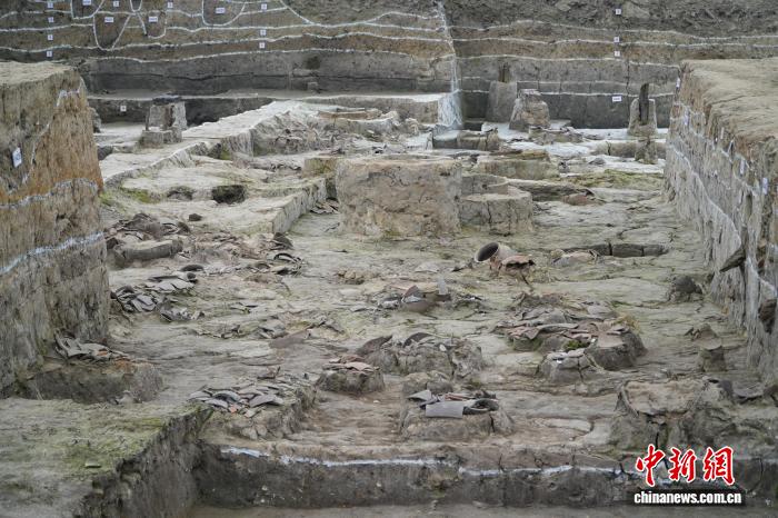 访浙江绍兴塔山和畅坊遗址：首次发现越国都城核心区