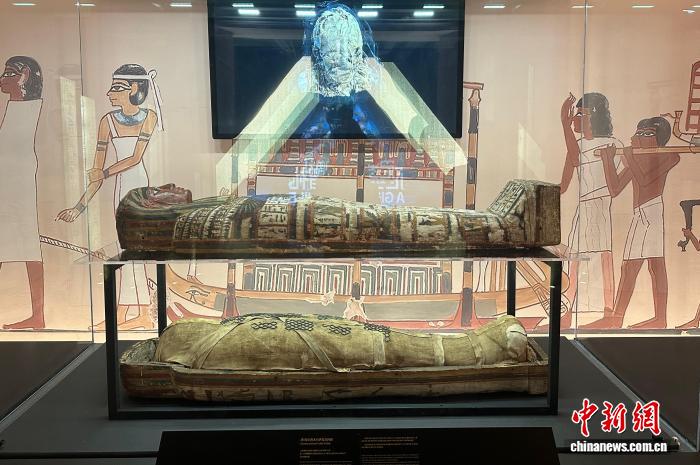 180件（套）古埃及文物广州展出 多具木乃伊亮相