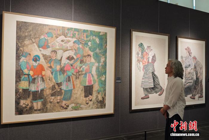 古今工笔画双展长沙启幕 同台演绎数百年丹青传承