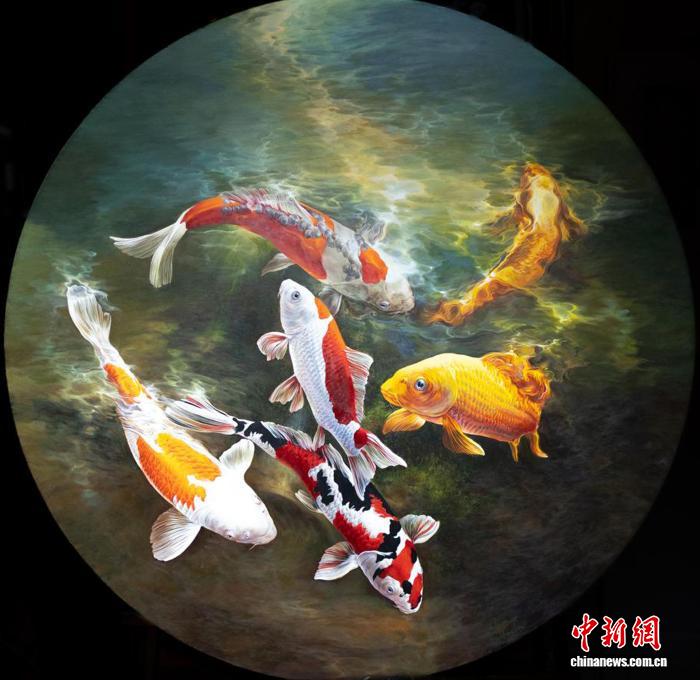 中国小画家“对画”比利时大画家庆祝中比建交55周年