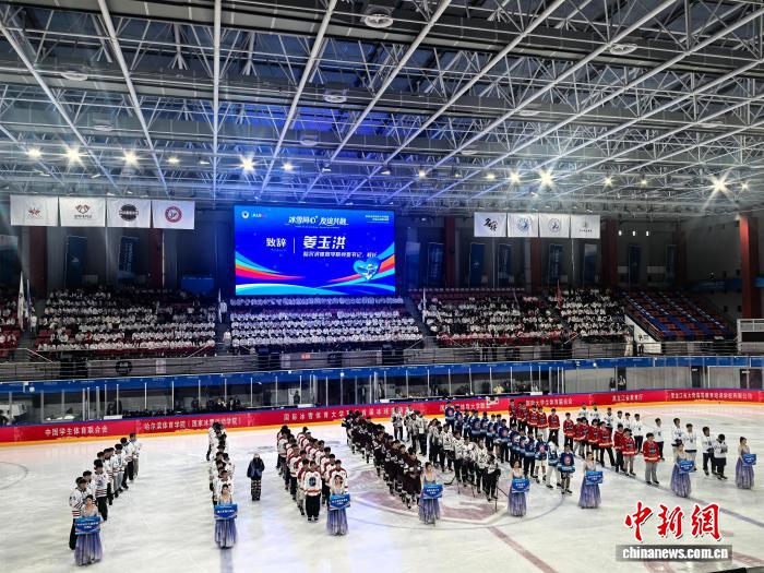 冰球为媒架冰雪友谊桥 首届国际