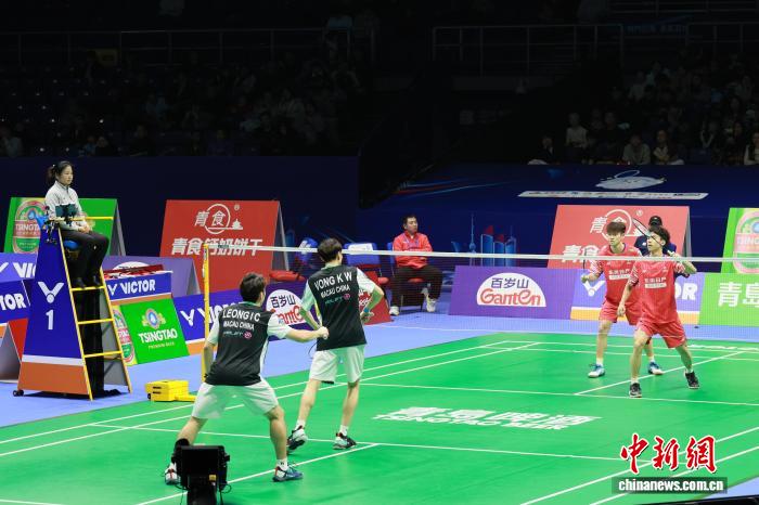 2026年亚团赛山东青岛开赛 国羽男队战胜中国澳门队