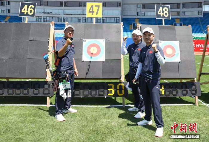 2026射箭世界杯赛上海站：中国队摘男子复合弓团体铜牌