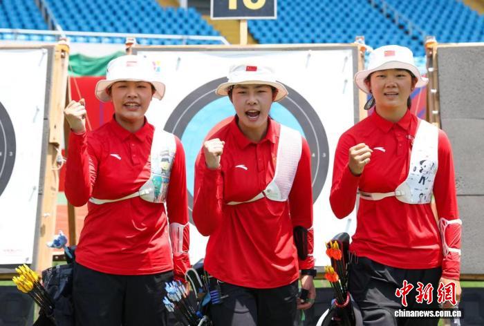 2026射箭世界杯赛上海站：中国队晋级反曲弓女团、混团决赛