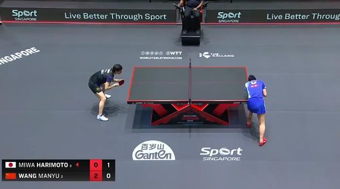 王曼昱晋级WTT新加坡大满贯女单四强