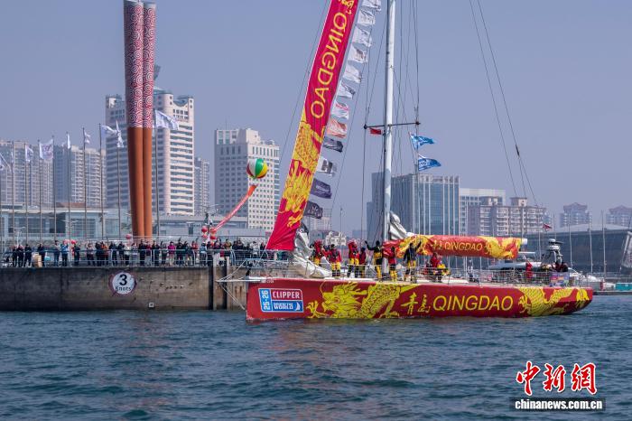 克利伯环球帆船赛青岛站起航 十支船队奔赴韩国统营
