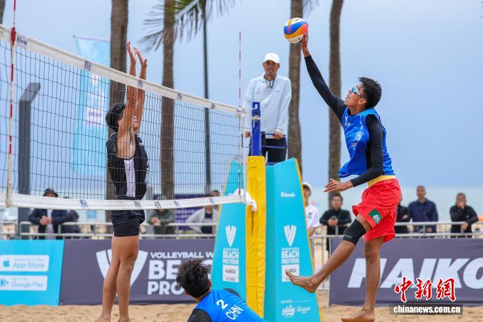 世界沙滩排球职业巡回赛未来赛（海口站）开赛
