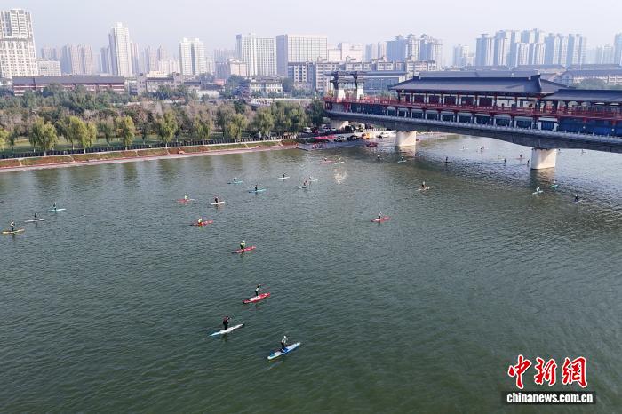 中国桨板精英联赛落地咸阳 “体