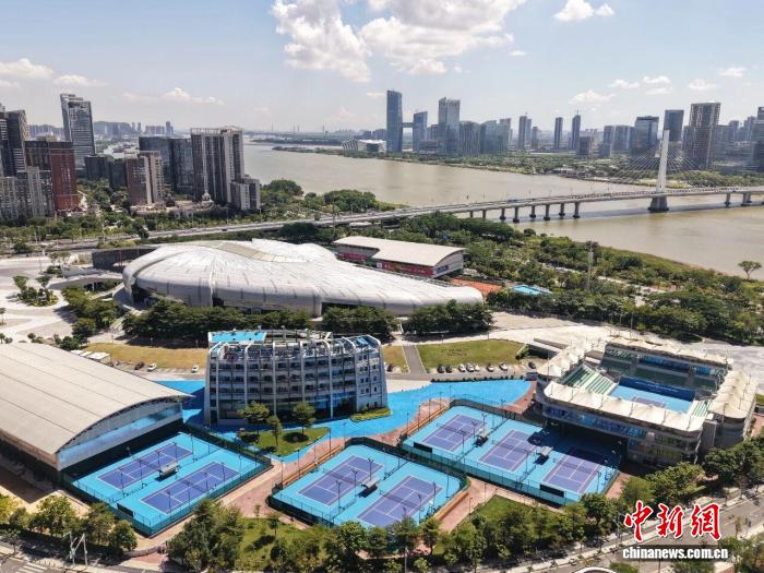 中国、葡萄牙派出网球名将阵容在广州南沙对战