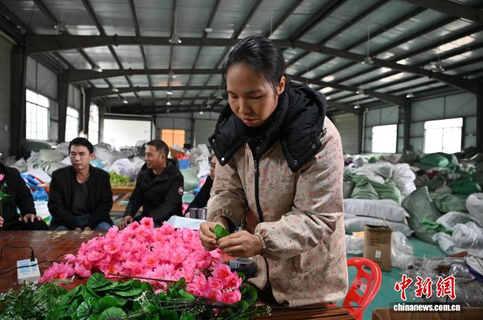 （新春见闻）中越边境村寨外贸“花香”迎马年
