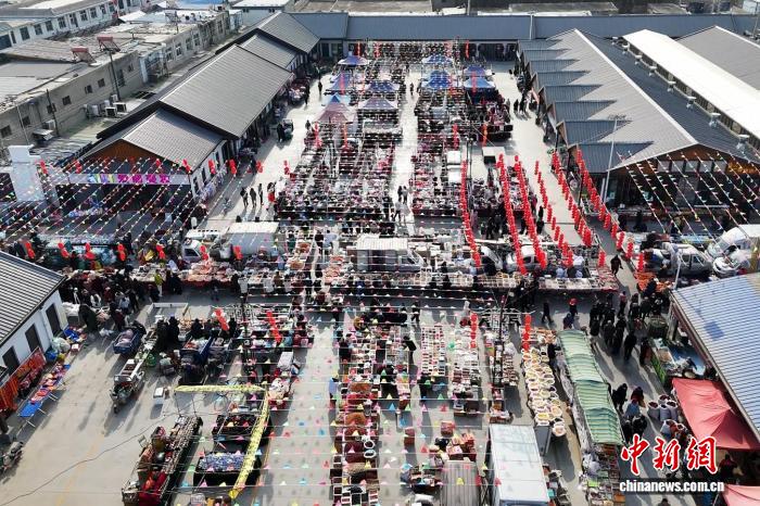 （新春见闻）宁夏金贵大集怀旧热潮里办年货