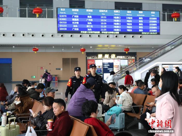 广东春运前四天累计跨区域流动逾1.14亿人次