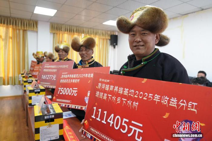 西藏琼结1970箱蜜蜂酿出乡村振兴“蜜”方