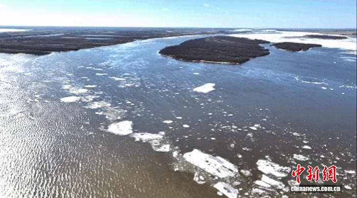 中俄界江黑龙江干流同江段“文开江”