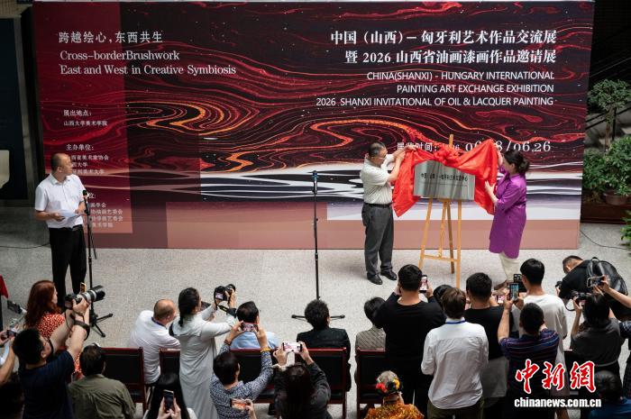 中匈艺术作品交流展山西开幕 东西方文化同台碰撞