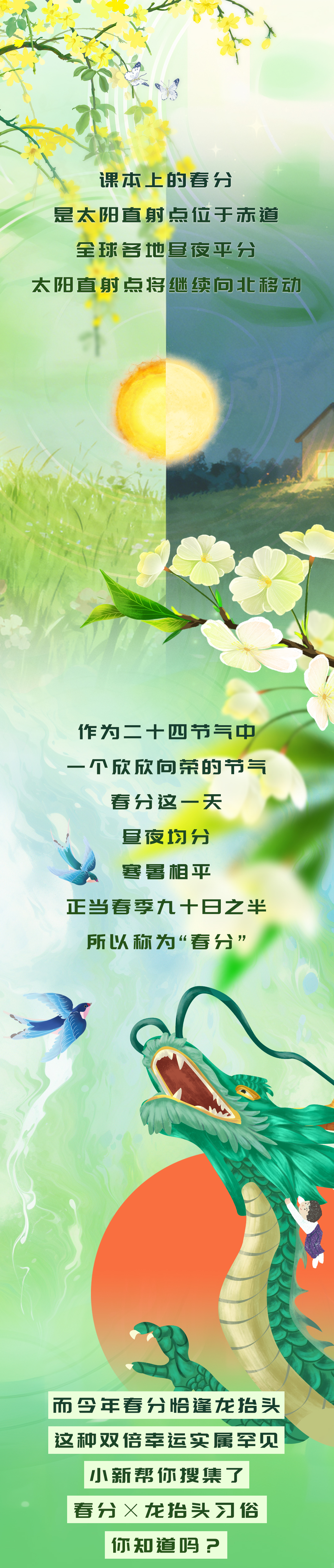 当春分遇上“龙抬头”，有双倍幸