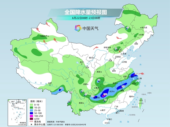 长江中下游仍为降雨核心区局地有