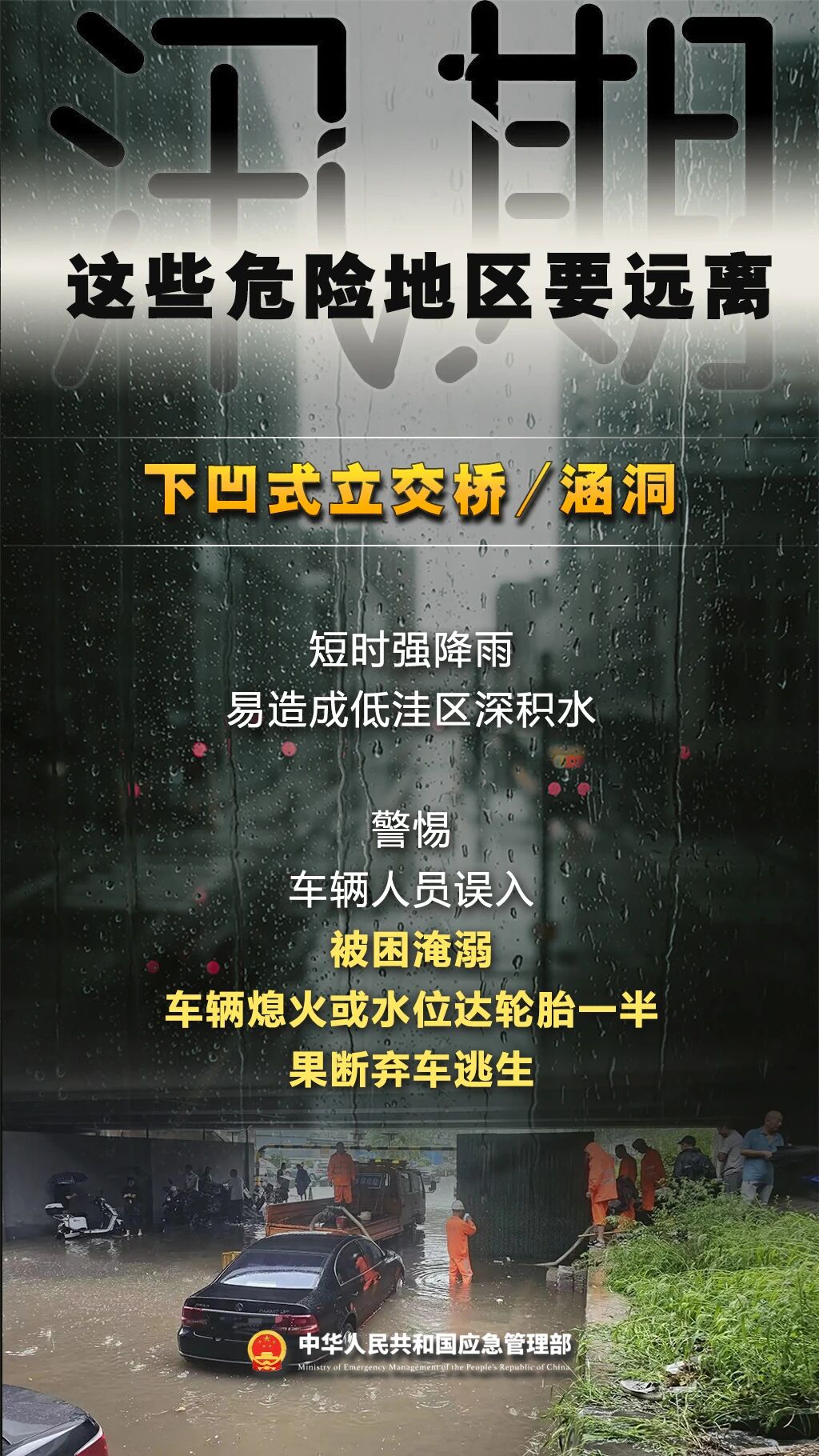 紧急提醒！汛期，这些危险地区要远离！