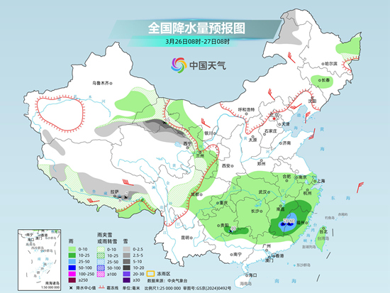 南方连阴雨江南华南累计雨量大 