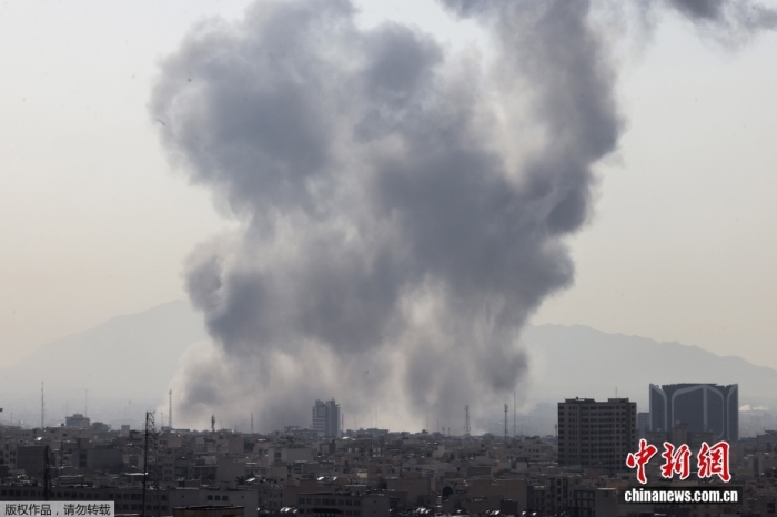 以军开始打击“德黑兰心脏地带” 伊朗首都响起数次爆炸声