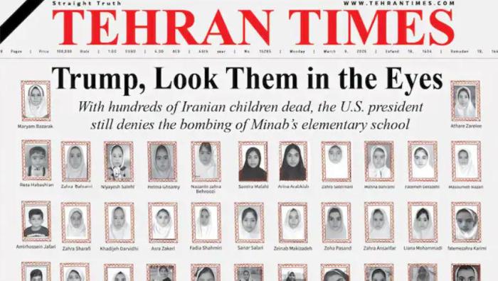 伊朗媒体：特朗普，直视她们的眼睛