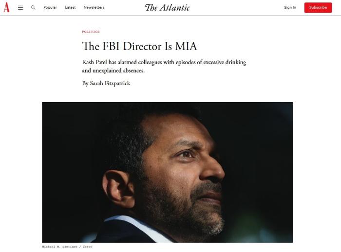 索赔2.5亿美元！ FBI局长和老牌媒体开撕，美国为何又内讧