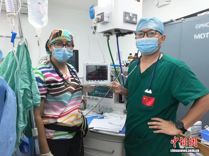 援圭中国医疗队成功开展圭亚那首例术中麻醉深度监测填补该国空白