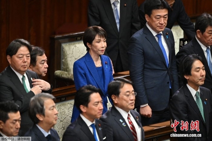 1月23日,日本首相高市早苗出席众议院全体会议。 1月23日,日本首相高市早苗出席众议院全体会议。